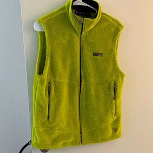 Lime green Patagonia vest